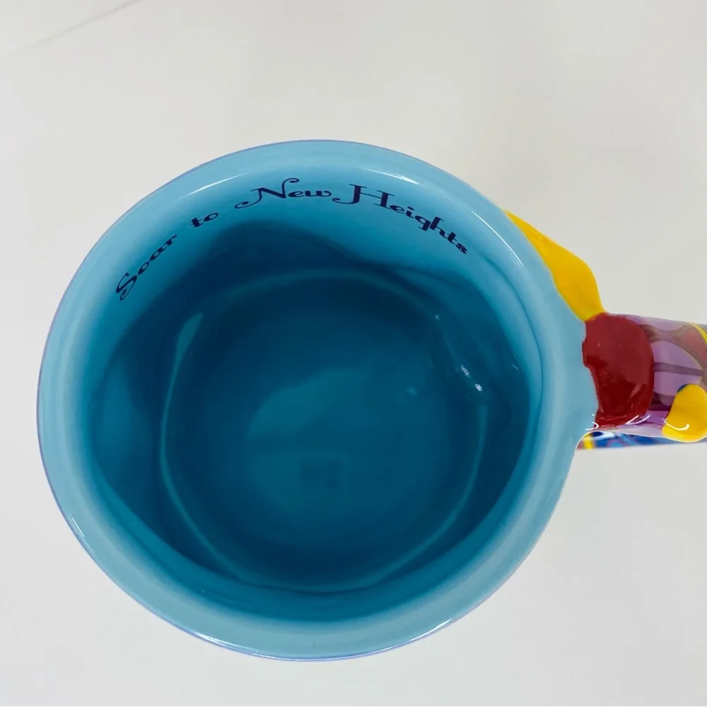 Disney Parks Princess Jasmine Lotus Flower Sculpted Mug Magic Carpet Handle Cup